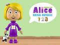 Гульня World of Alice Animal Numbers