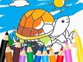 Гульня Coloring Book: Sunny Turtle