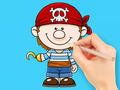 Гульня Coloring Book: Pirate