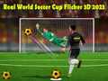 Гульня Real World Soccer Cup Flicker 3D 2023