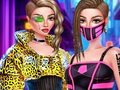 Гульня Cyberpunk City Hairstyles
