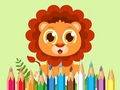 Гульня Coloring Book: Baby Lion