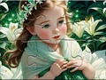 Гульня Jigsaw Puzzle: Forest Baby Fairy