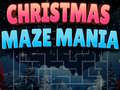 Гульня Christmas maze game
