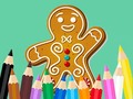 Гульня Coloring Book: Gingerbreads