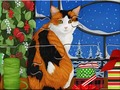 Гульня Jigsaw Puzzle: Christmas Cat