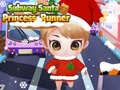 Гульня Subway Santa Princess Runner