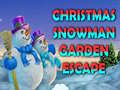 Гульня Christmas Snowman Garden Escape