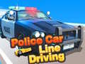 Гульня Police Car Line Driving