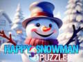 Гульня Happy Snowman Puzzle