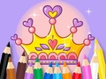 Гульня Coloring Book: Princess Crown