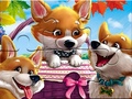 Гульня Jigsaw Puzzle: Funny Corgis