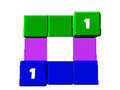 Гульня Blocky Paint