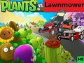 Гульня Plants vs Lawnmowers