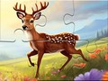 Гульня Jigsaw Puzzle: Running Deer