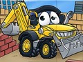 Гульня Jigsaw Puzzle: Excavator Buliding