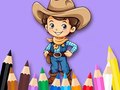 Гульня Coloring Book: Cowboy