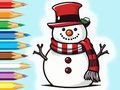 Гульня Coloring Book: Snowman Family