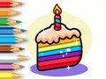 Гульня Coloring Book: Birthday Cake