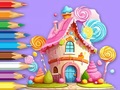 Гульня Coloring Book: Lollipop House