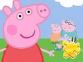 Гульня Jigsaw Puzzle: Peppa With Family