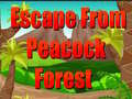 Гульня Escape From Peacock Forest