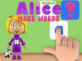 Гульня World of Alice Make Words