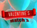 Гульня Valentine's Match 3