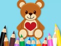 Гульня Coloring Book: Toy Bear