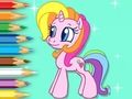 Гульня Coloring Book: Shining Pony
