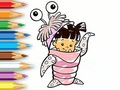 Гульня Coloring Book: Monster Costume Girl