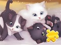 Гульня Jigsaw Puzzle: Playing Cats