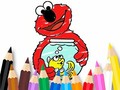 Гульня Coloring Book: Elmo New Friend