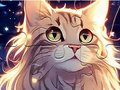 Гульня Jigsaw Puzzle: Cat Star