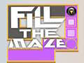 Гульня Fill the Maze