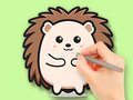 Гульня Coloring Book: Cute Hedgehog