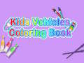 Гульня Kids Vehicles Coloring Book