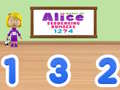 Гульня World of Alice  Sequencing Numbers