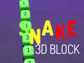 Гульня Snake 3D Block