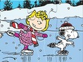 Гульня Jigsaw Puzzle: Snoopy Skating
