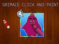 Гульня Grimace Click and Paint