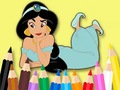 Гульня Coloring Book: Princess Jasmine