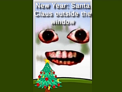 Гульня New Year: Santa Claus outside the window