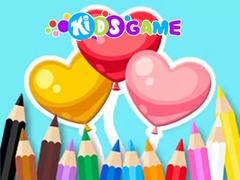 Гульня Coloring Book: Heart Balloons