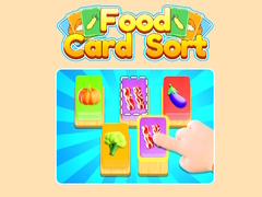 Гульня Food Card Sort