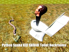 Гульня Python Snake Kill Skibidi Toilet Backrooms