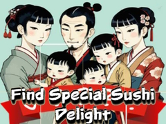 Гульня Find Special Sushi Delight