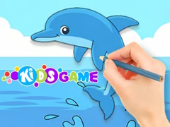 Гульня Coloring Book: Cute Dolphin