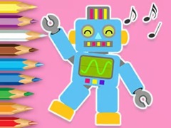 Гульня Coloring Book: Robot Dancing