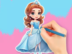 Гульня Coloring Book: Chibi Princess